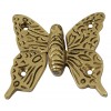 3 Inch "Naioth" Brass Decorative Butterfly Cabinet Hinge